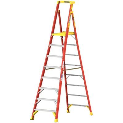 Werner GRP Fibreglass Podium Platform Stepladder